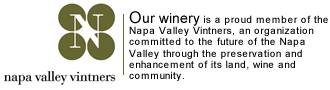Our winery is a proud member of the Napa Valley Vintners, an organization committed to the future of the Napa Valley through the preservation and enhancement of its land, wine and community.