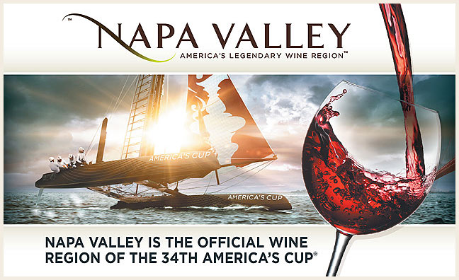 Napa Valley is the official wine region of the 34th America's Cup