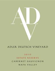 Wine Label for Adler Deutsch Vineyard