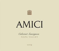 Wine Label for Amici Cellars