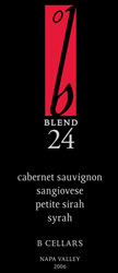 Wine Label for B Cellars