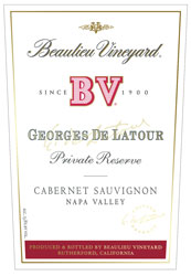 Wine Label for Beaulieu Vineyard