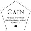 Label for Cain Vineyard & Winery