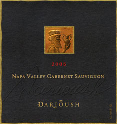 Wine Label for Darioush