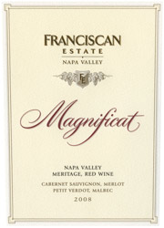 Wine Label for Franciscan Estate