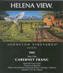 Label for Helena View Johnston Vineyards