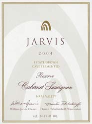 Wine Label for Jarvis