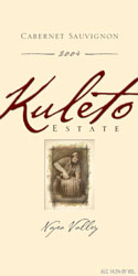 Wine Label for Kuleto Estate