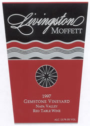 Wine Label for Livingston Moffett Wines