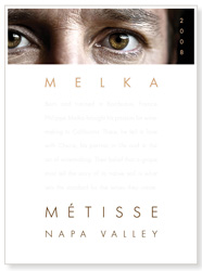 Wine Label for Melka Wines