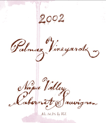 Wine Label for Palmaz Vineyards