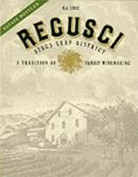 Wine Label for Regusci Winery