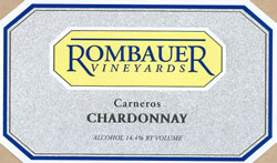 Wine Label for Rombauer Vineyards