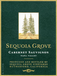 Wine Label for Sequoia Grove Vineyards