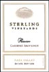 Label for Sterling Vineyards