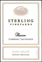 Wine Label for Sterling Vineyards