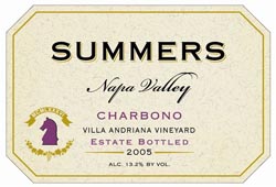 Wine Label for Summers Estate Wines