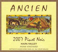 Wine Label for Ancien Wines, Inc.
