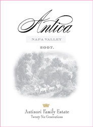 Wine Label for Antica Napa Valley - Antinori Family Wine Estate