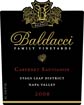 Label for Baldacci Family Vineyards