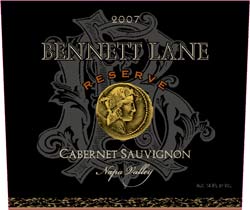 Wine Label for Bennett Lane