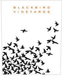 Wine Label for Blackbird Vineyards
