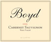 Label for Boyd Family Vineyards