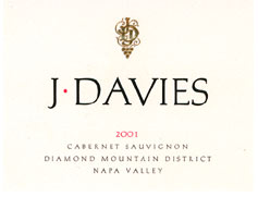 Wine Label for J. Davies Vineyards