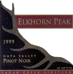 Wine Label for Elkhorn Peak Cellars