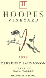 Wine Label for Hoopes Family Vineyard & Winery
