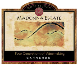 Wine Label for Madonna Estate