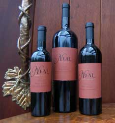 Wine Label for Neal Family Vineyards