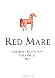 Wine Label for Red Mare Wines