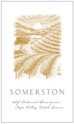 Wine Label for Somerston
