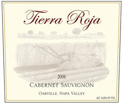 Wine Label for Tierra Roja Vineyards