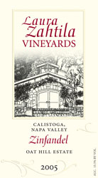 Wine Label for Zahtila Vineyards