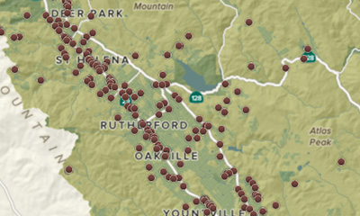 Napa Valley Winery Map and Trip Planner