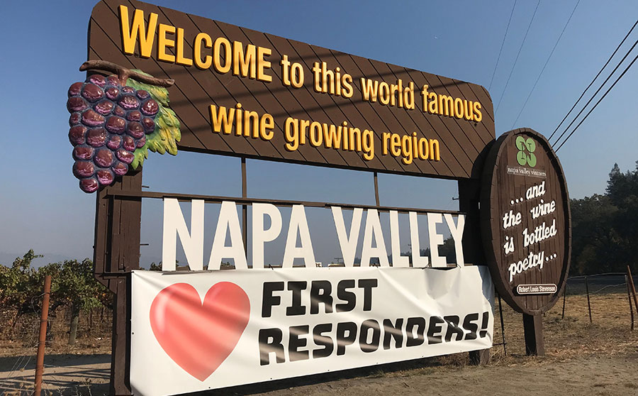 Napa Valley Loves First Responders!