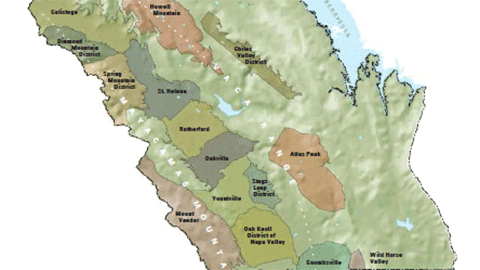 Napa Valley Appellation Map