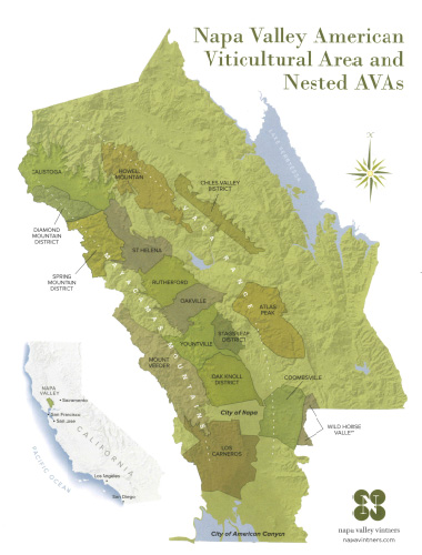 American Viticultural Area (AVA) Map